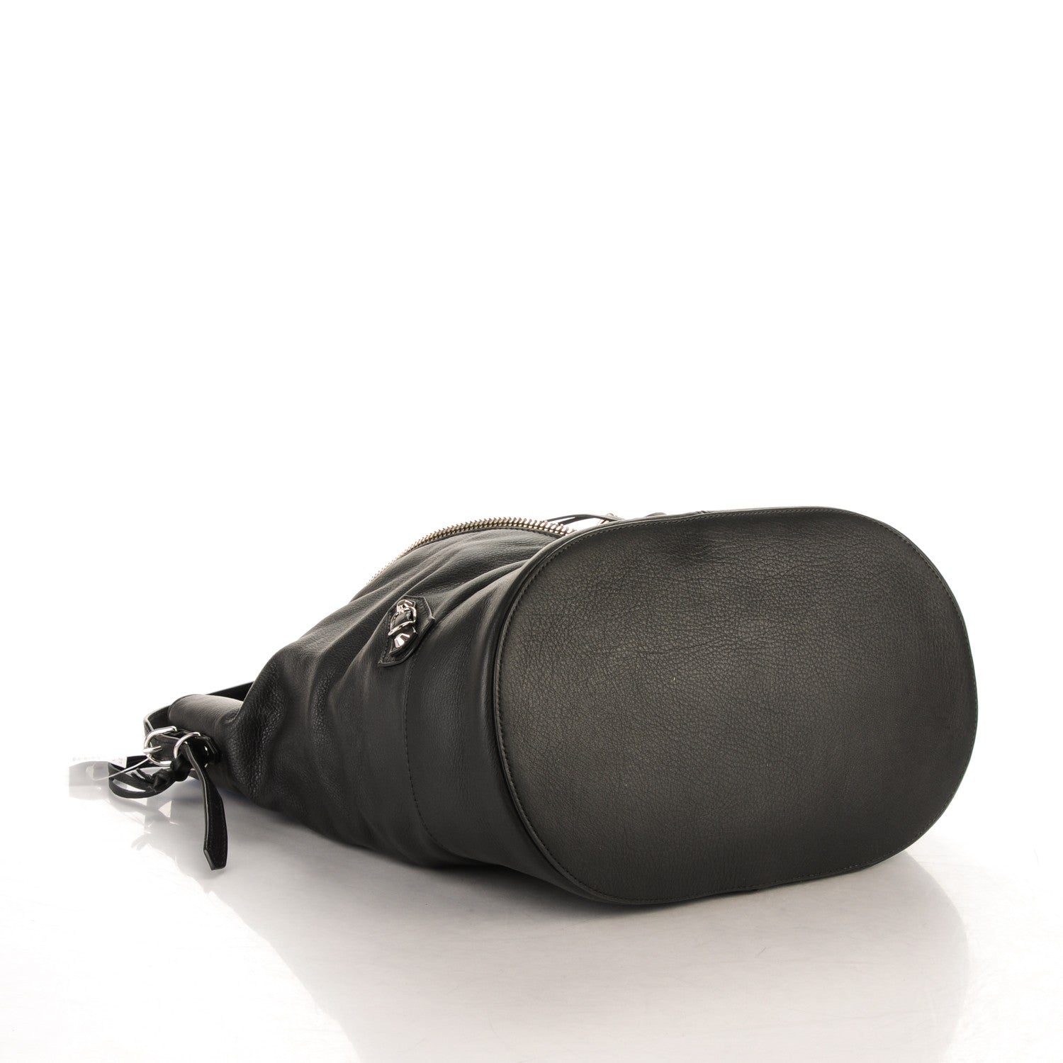Balenciaga Veau Papier Classic Hardware Drop Bucket Bag Black 4 of 7