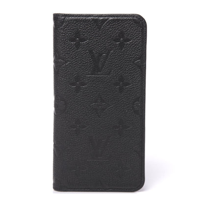 Louis Vuitton Empreinte iPhone XS Max Folio Case Black 1 of 10