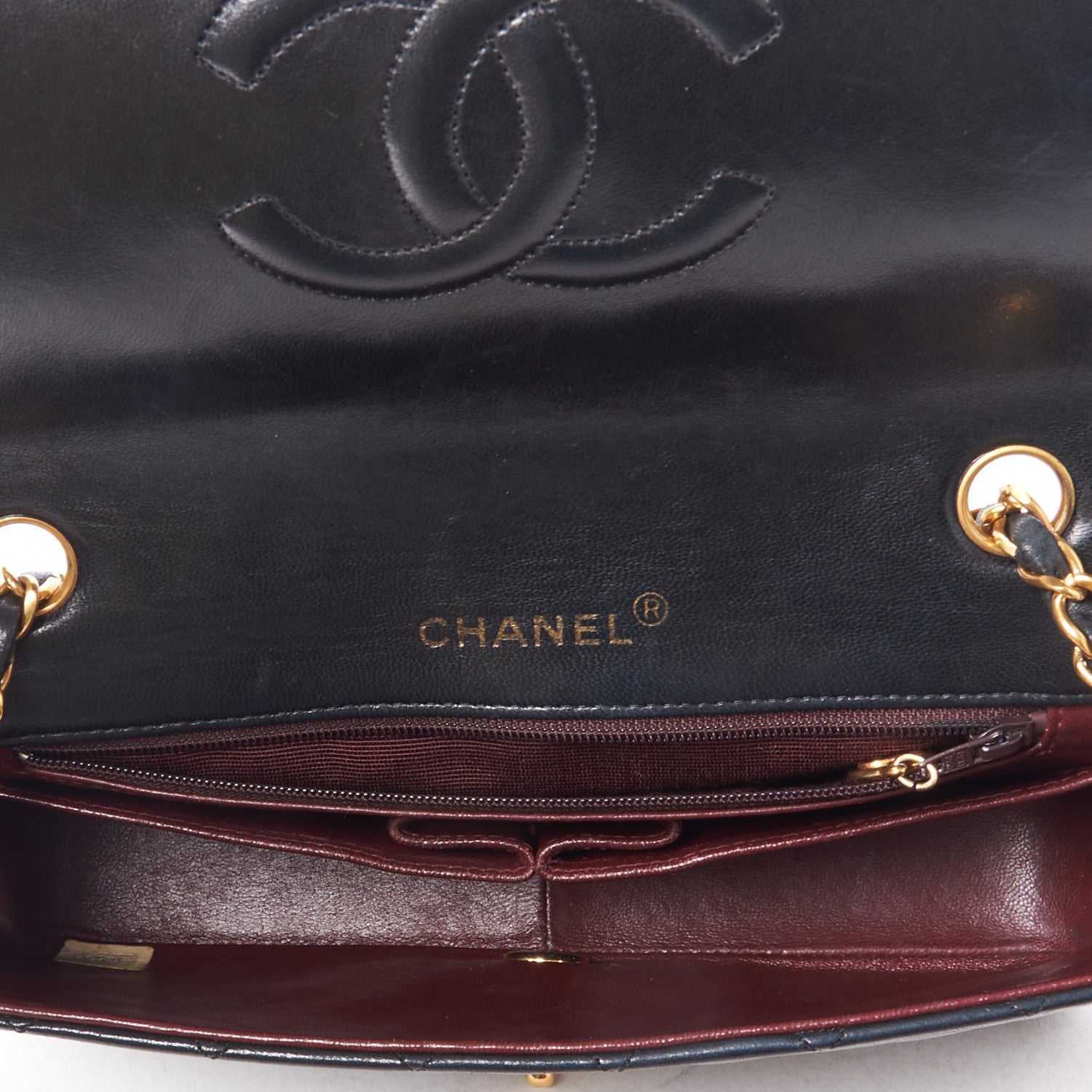 Chanel Lambskin Quilted Small Single Flap Bag Black 4 of 9