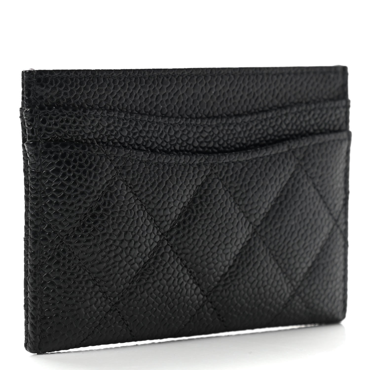 Chanel Caviar Quilted Card Holder Black 3 of 9