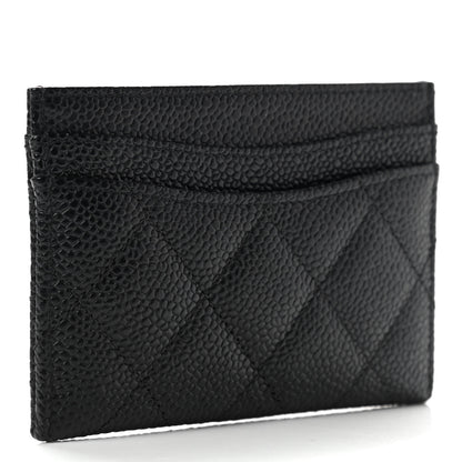 Chanel Caviar Quilted Card Holder Black 3 of 9