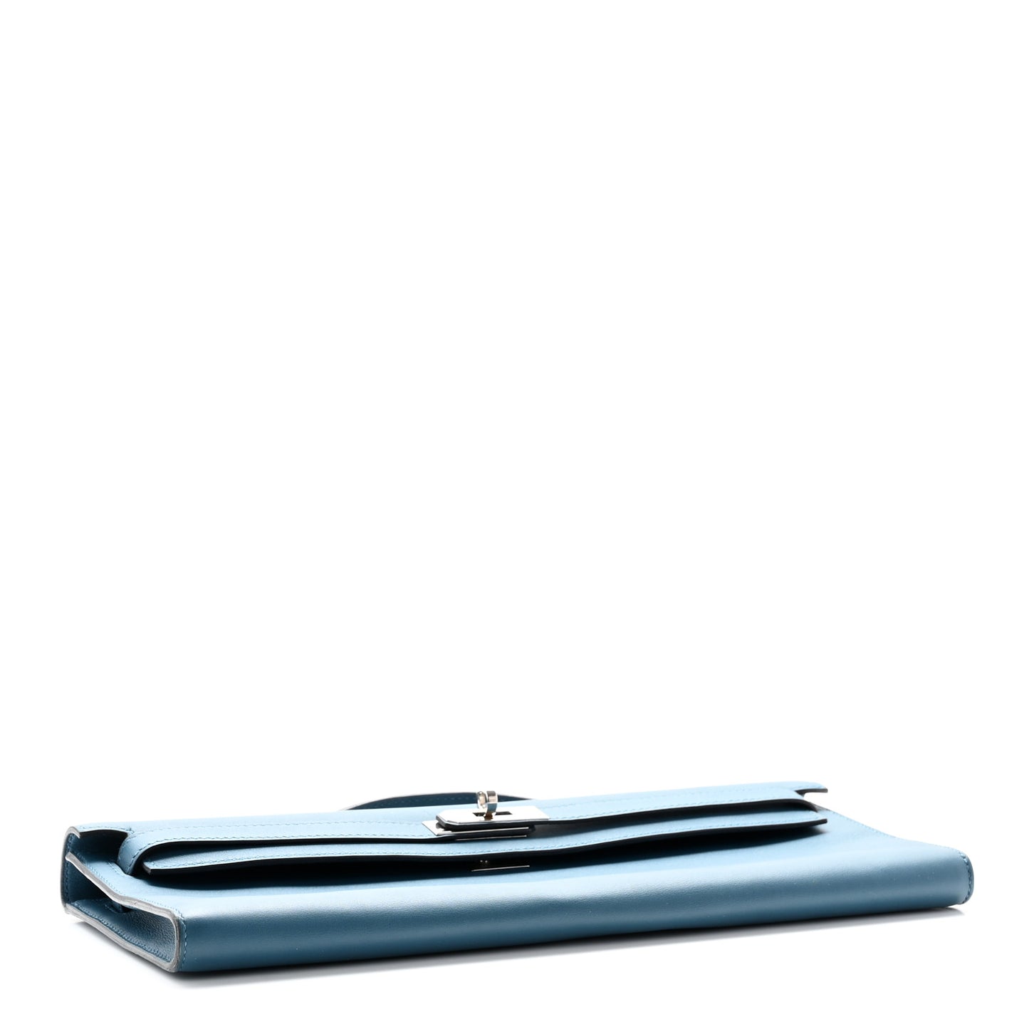 Swift Kelly Cut Clutch Pochette Bleu Tempete