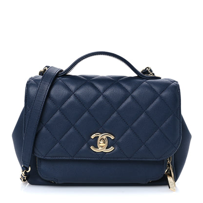 Chanel Caviar Quilted Small Business Affinity Flap Navy 1 of 11