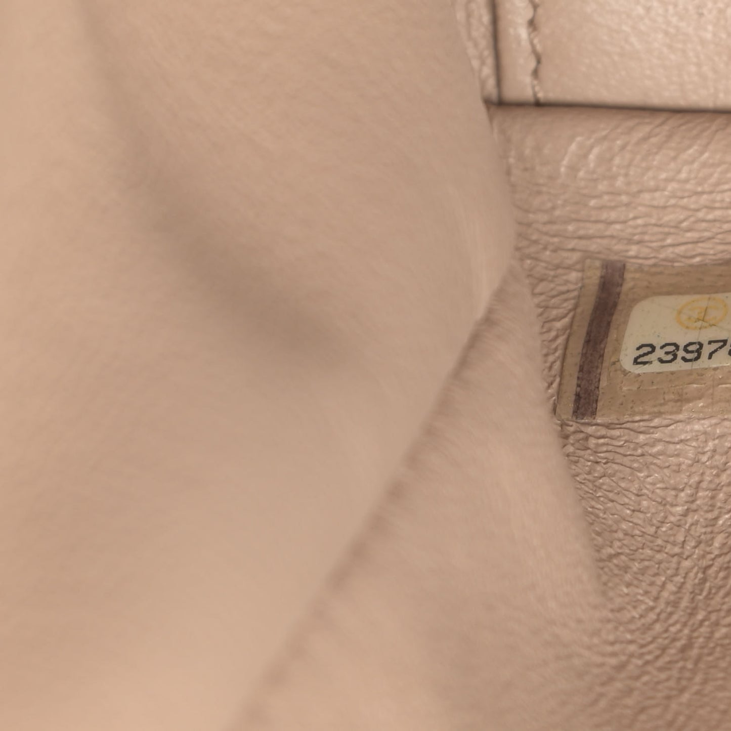 Caviar Quilted Large Business Affinity Flap Beige