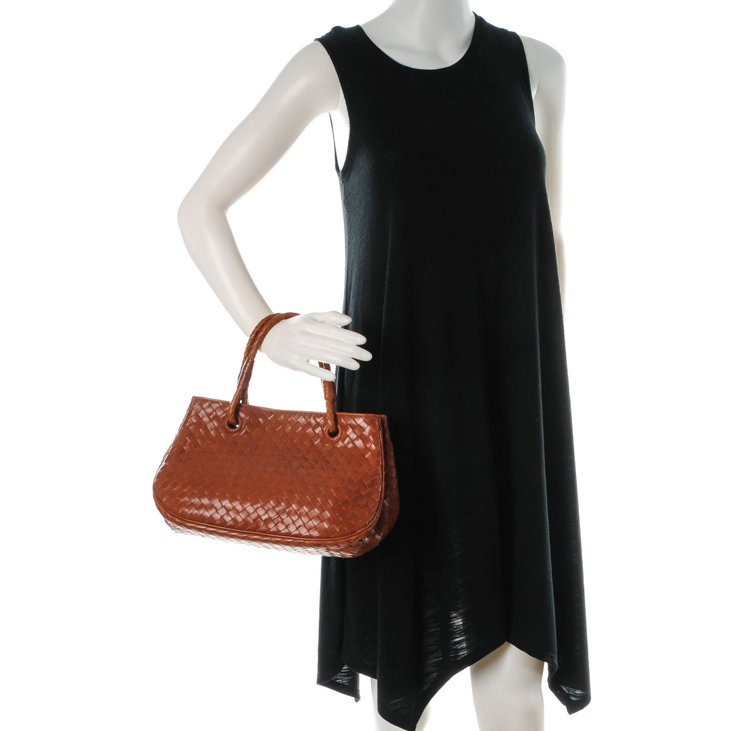 Nappa Intrecciato Woven Tote Noce