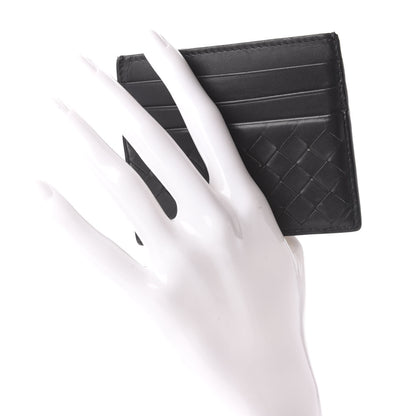 Bottega Veneta Nappa Intrecciato Card Holder Black 2 of 9