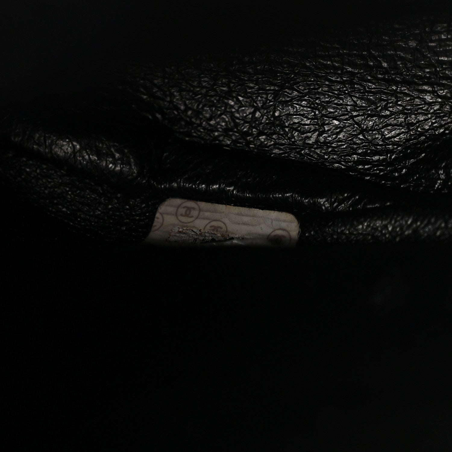 Chanel Lambskin Quilted Drawstring Backpack Black 7 of 12