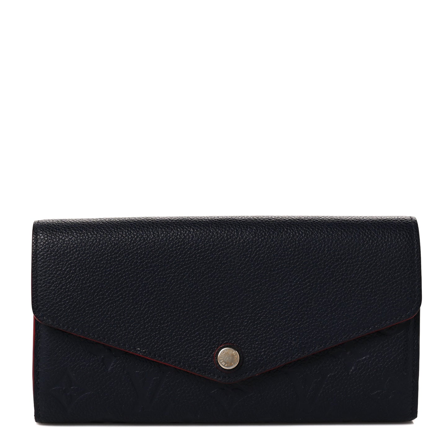 Empreinte Sarah Wallet NM Marine Rouge