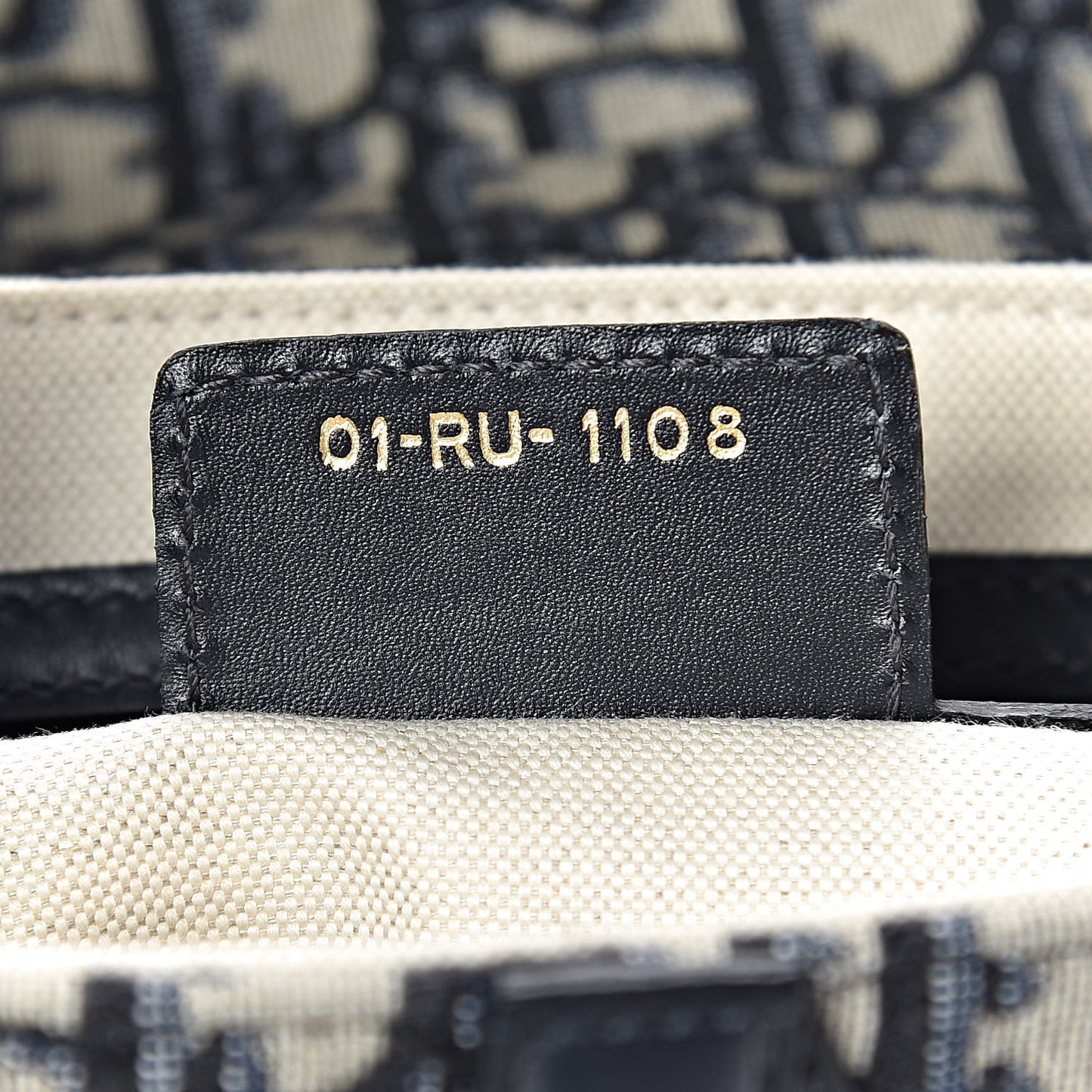 Oblique Saddle Bag Blue