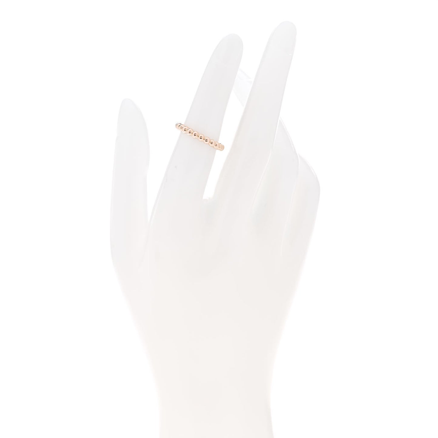18K Rose Gold Medium Perlee Ring 50 5.25