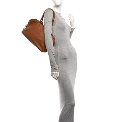 Miu Miu Soft Calf Softy Large Beau Top Handle Bag Cognac 2 of 9