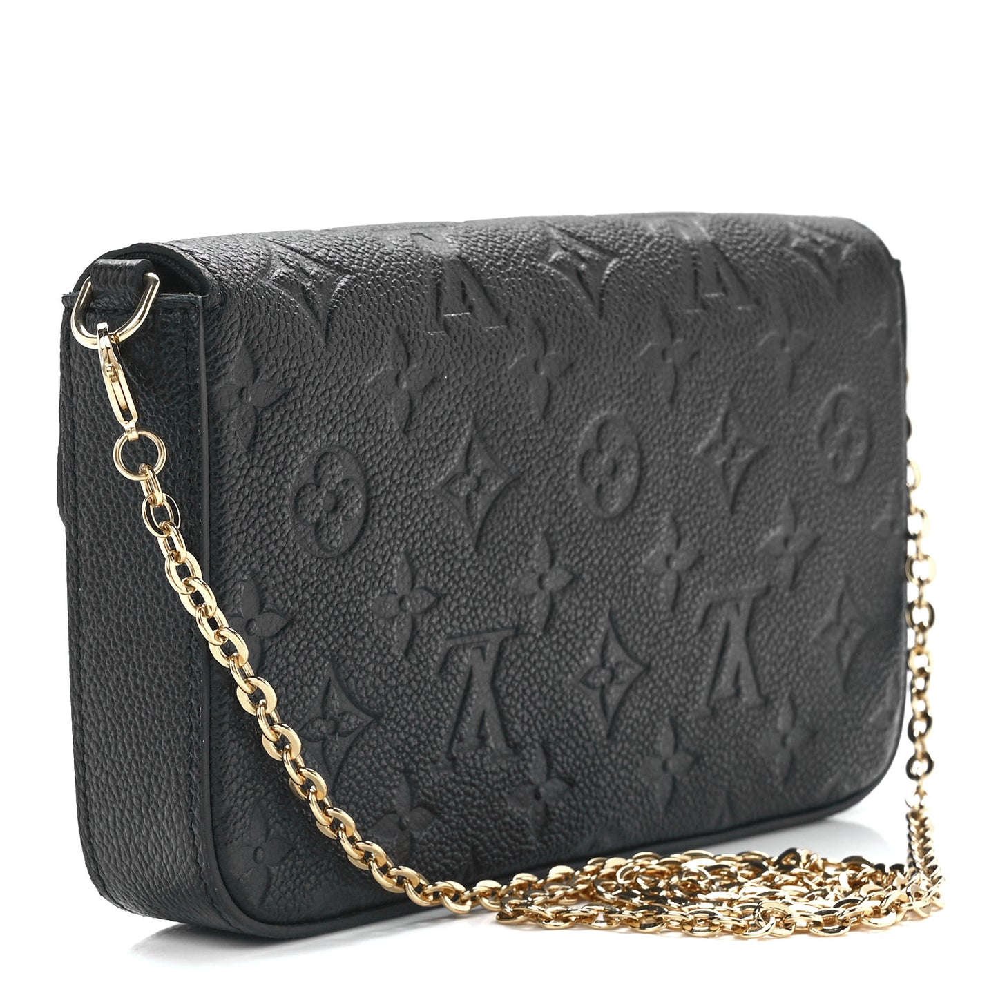 Empreinte Pochette Felicie Chain Wallet Black