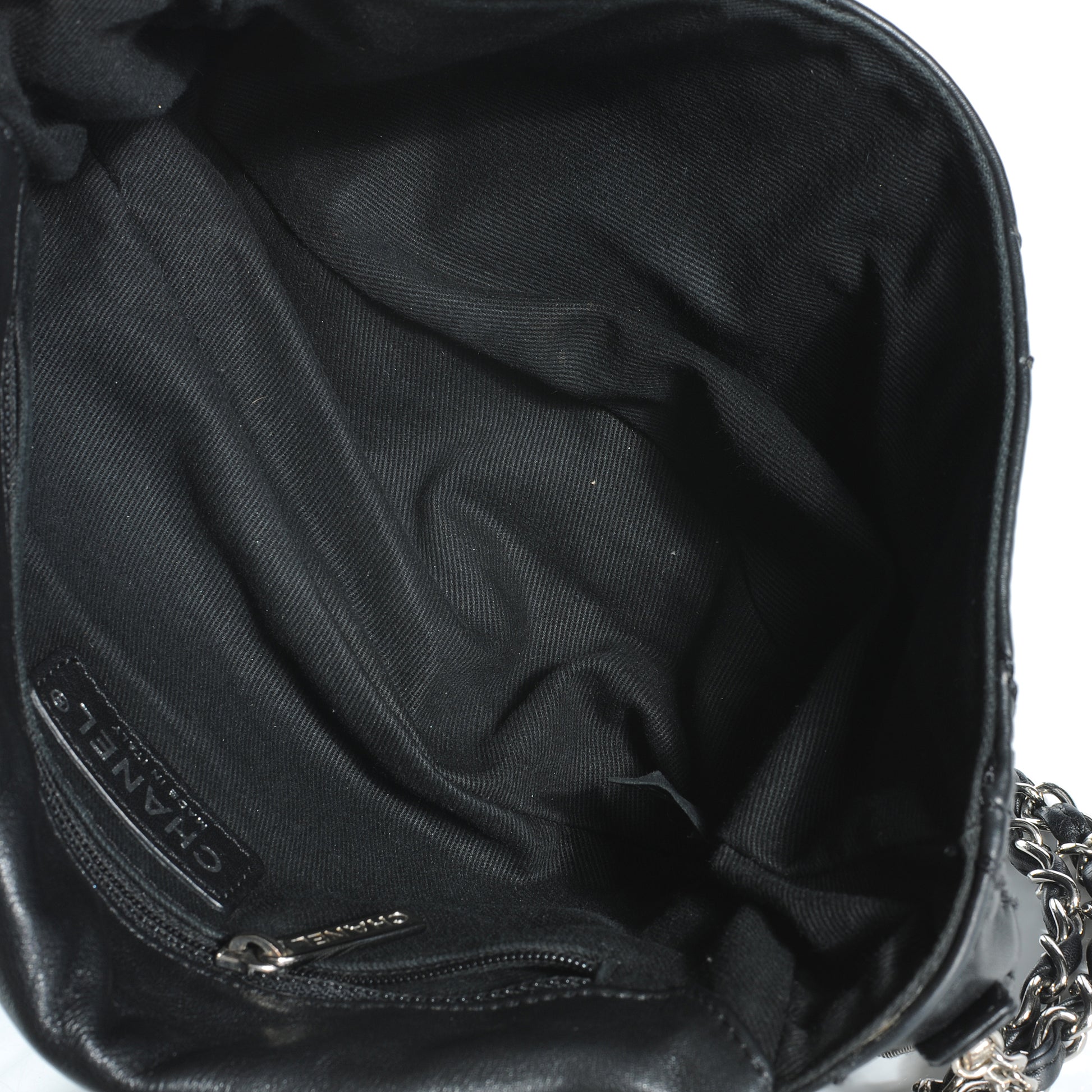 Chanel Calfskin Expandable Flap Black 9 of 9