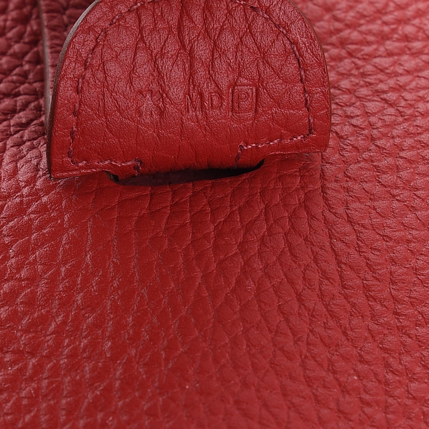 Hermes Taurillon Clemence Evelyne III GM Rouge Garance 7 of 7