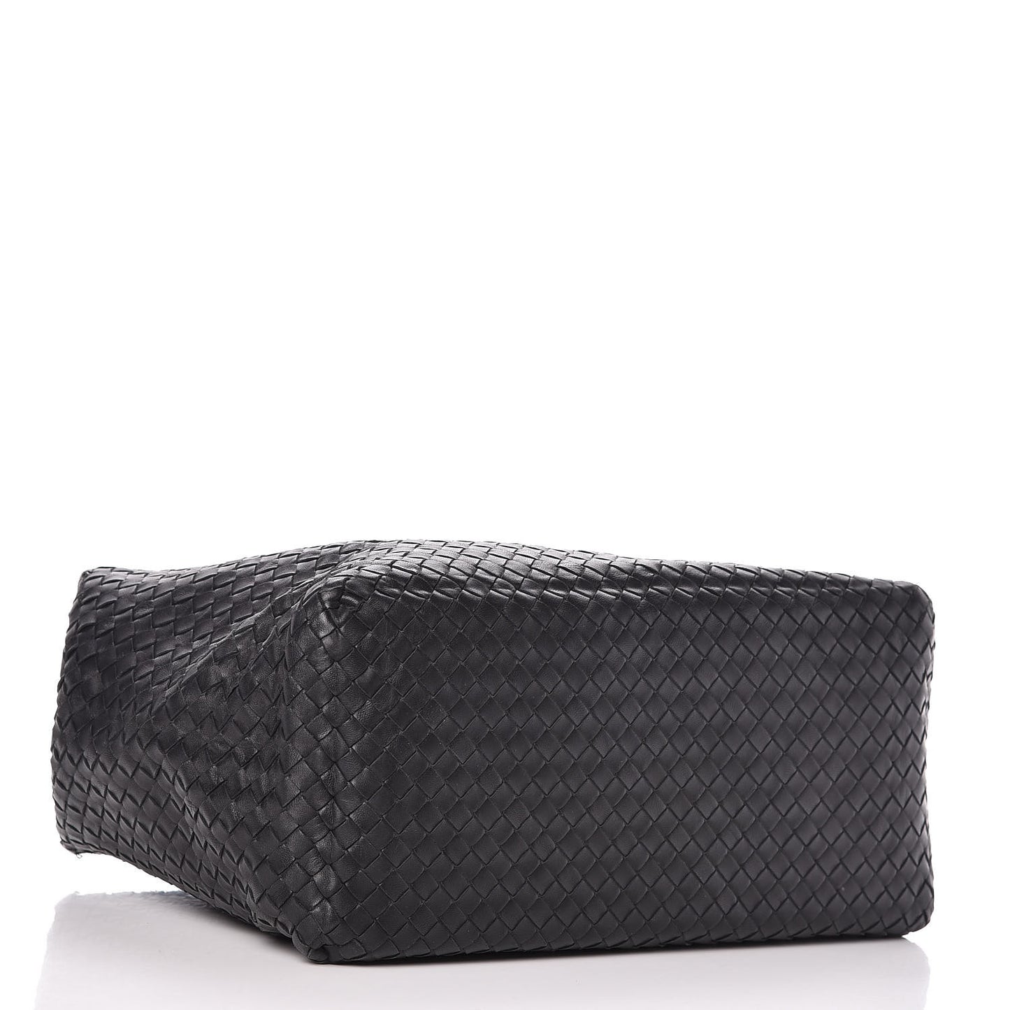 Nappa Intrecciato Ayers Brick Tote Black