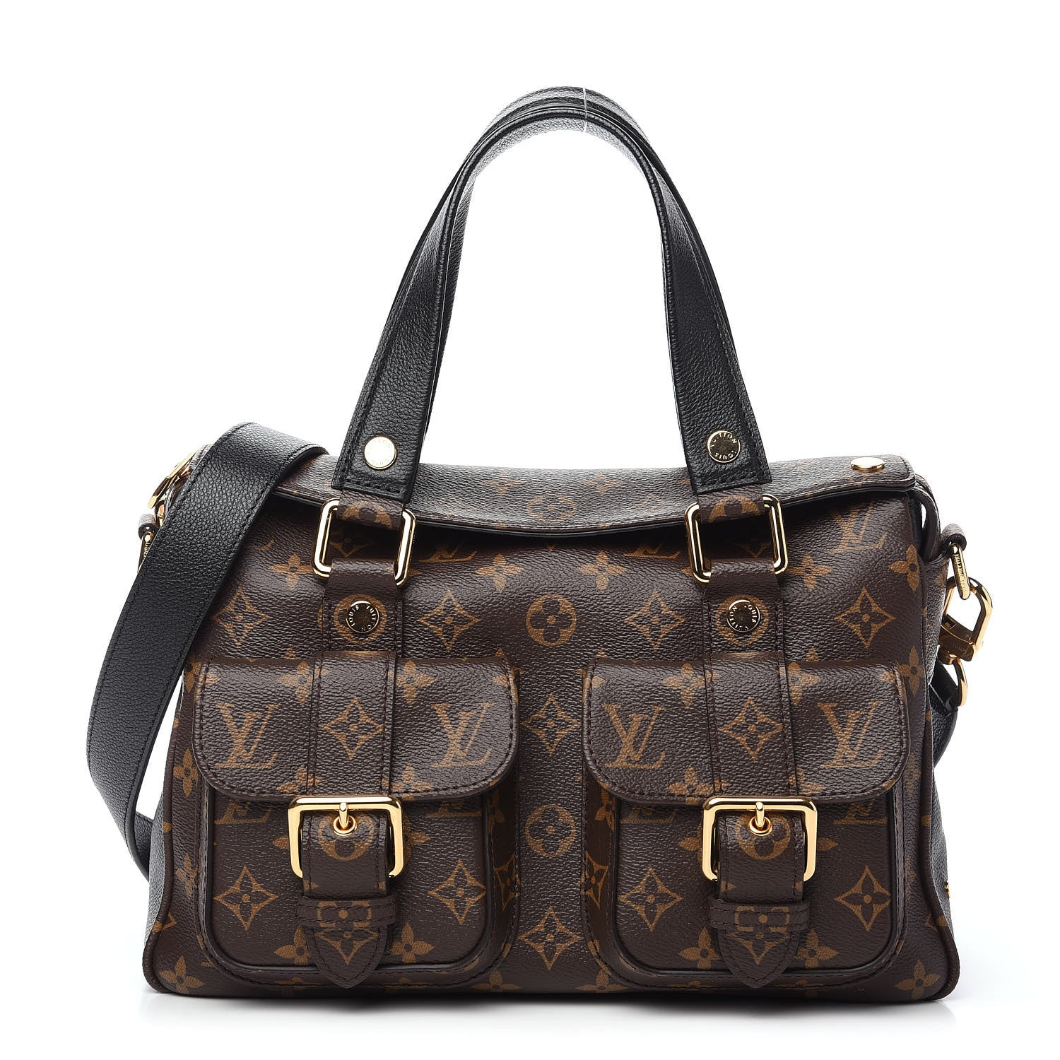 Louis Vuitton Monogram Manhattan NM Black 1 of 9
