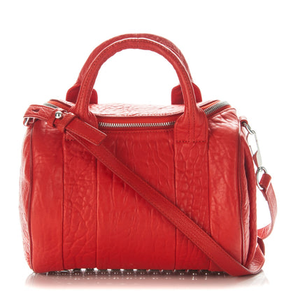 Alexander Wang Pebbled Lambskin Rockie Cola Rhodium Hardware 1 of 7