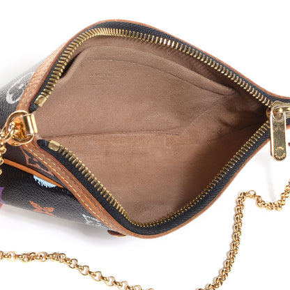 Louis Vuitton Monogram Multicolor Pochette Milla MM Black 5 of 7