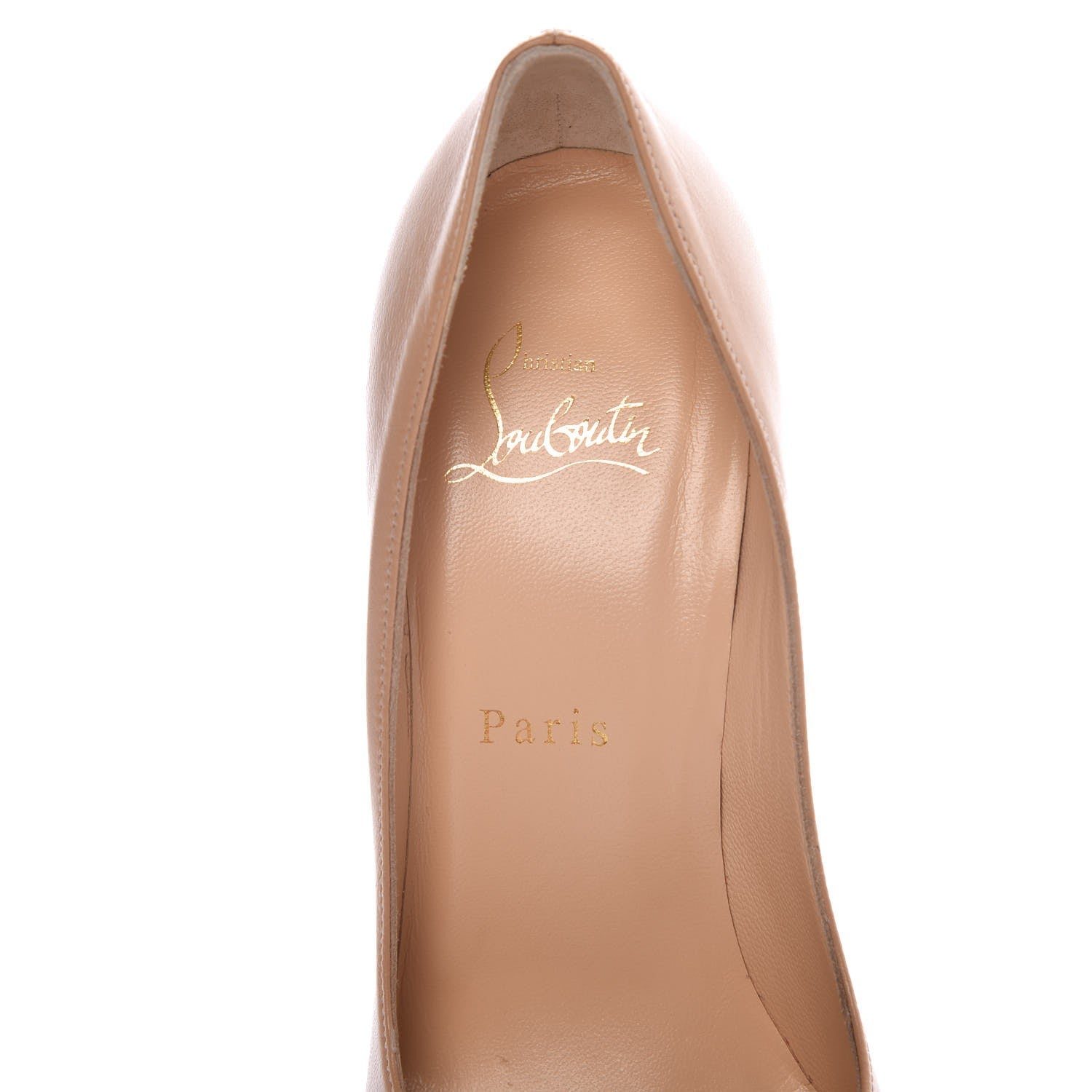 Christian Louboutin Shiny Nappa Breche 100 Pumps 38 Doudou 7 of 7