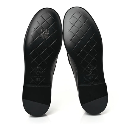 Chanel Lambskin Quilted CC Turnlock Loafers 39.5 Black 5 of 9