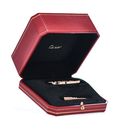 Cartier 18K Pink Gold Small LOVE Bracelet 17 5 of 5