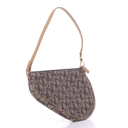 Christian Dior Monogram Mini Saddle Pochette Beige 3 of 10