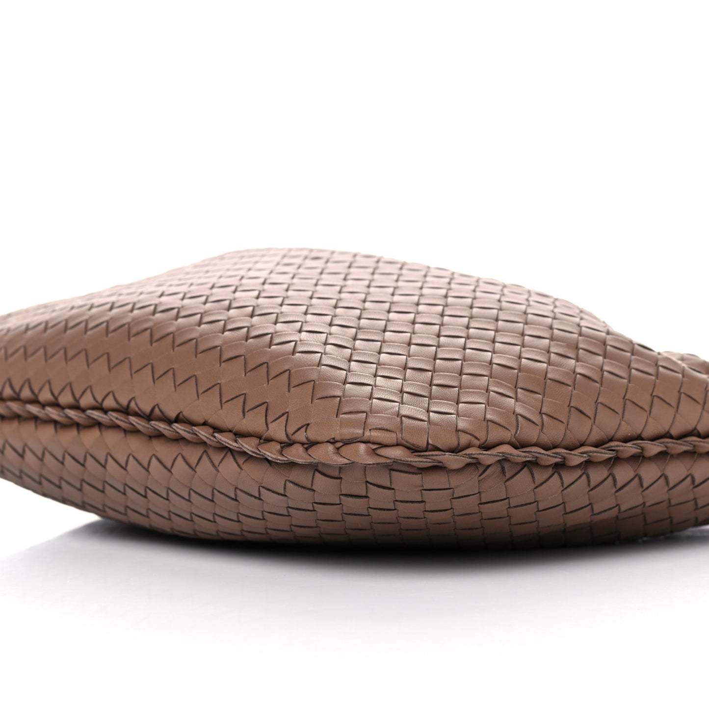 Nappa Intrecciato Medium Veneta Hobo Toffee