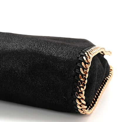 Stella McCartney Shaggy Deer Mini Falabella Fold Over Tote Black 10 of 10