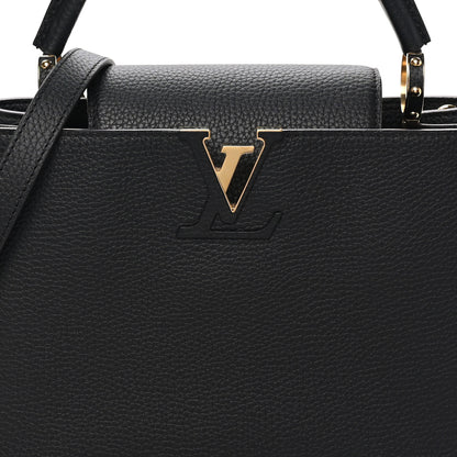 Louis Vuitton Taurillon Capucines BB Black 6 of 9