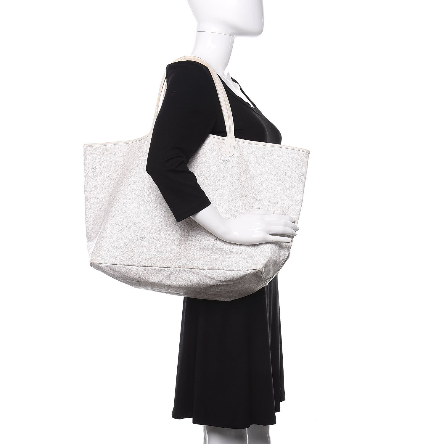 Goyard Goyardine Saint Louis GM White 2 of 10
