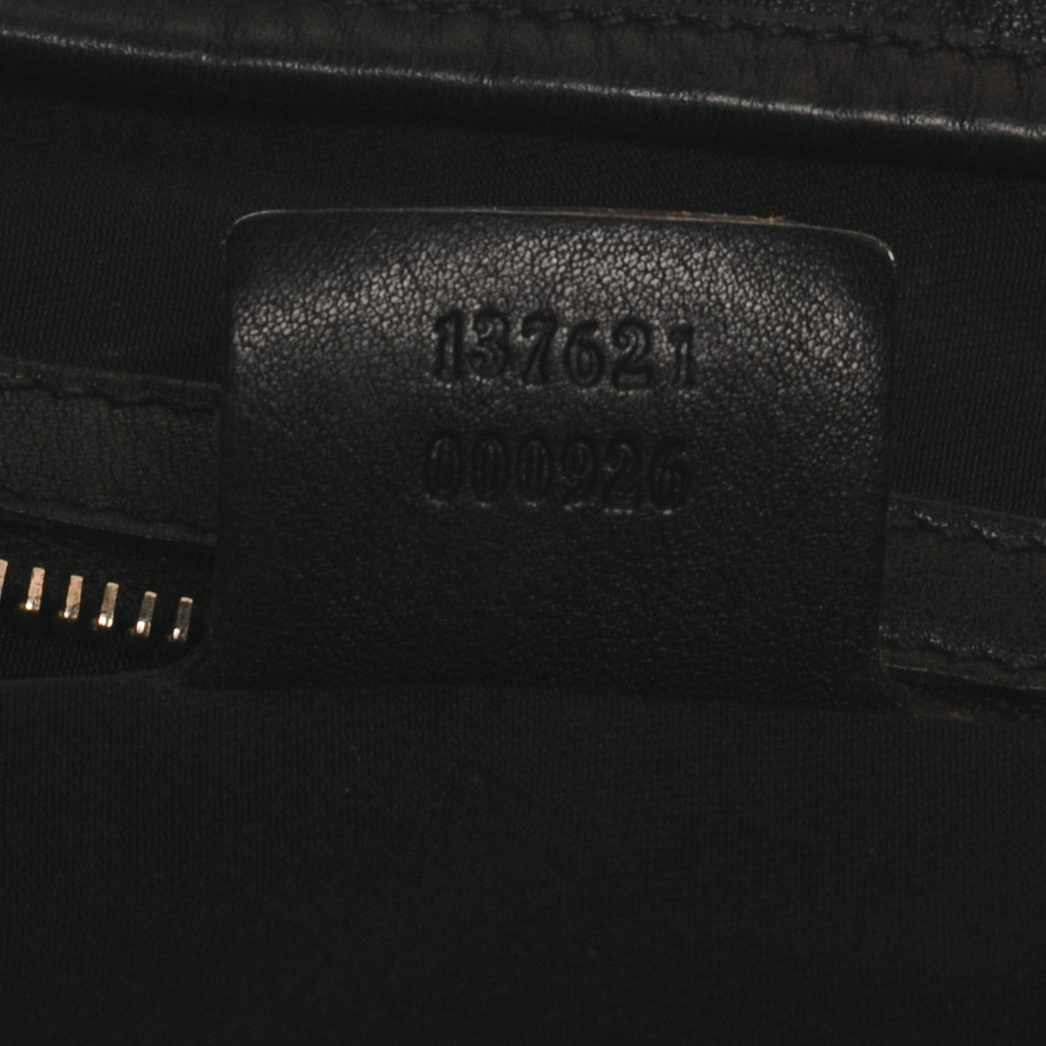 Guccissima Medium Pelham Shoulder Bag Black