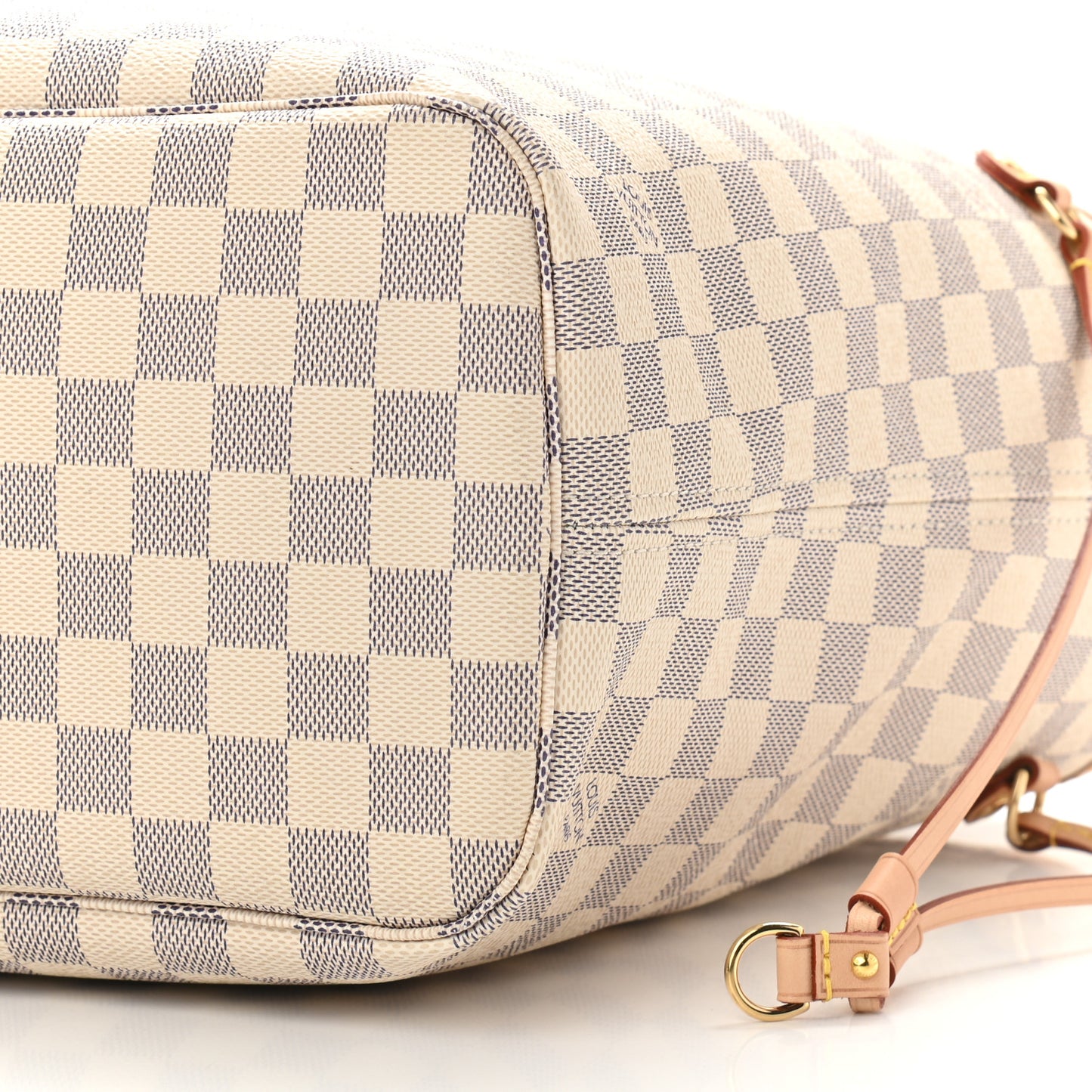 Damier Azur Neo Neverfull MM Rose Ballerine