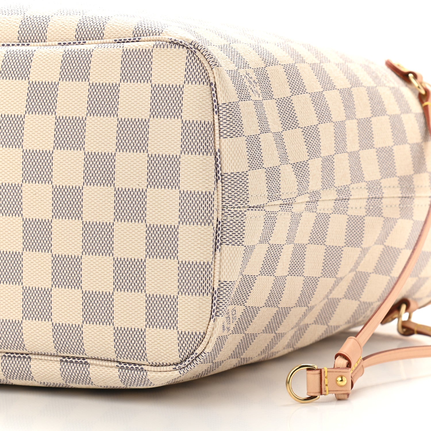 Louis Vuitton Damier Azur Neo Neverfull MM Rose Ballerine 11 of 11