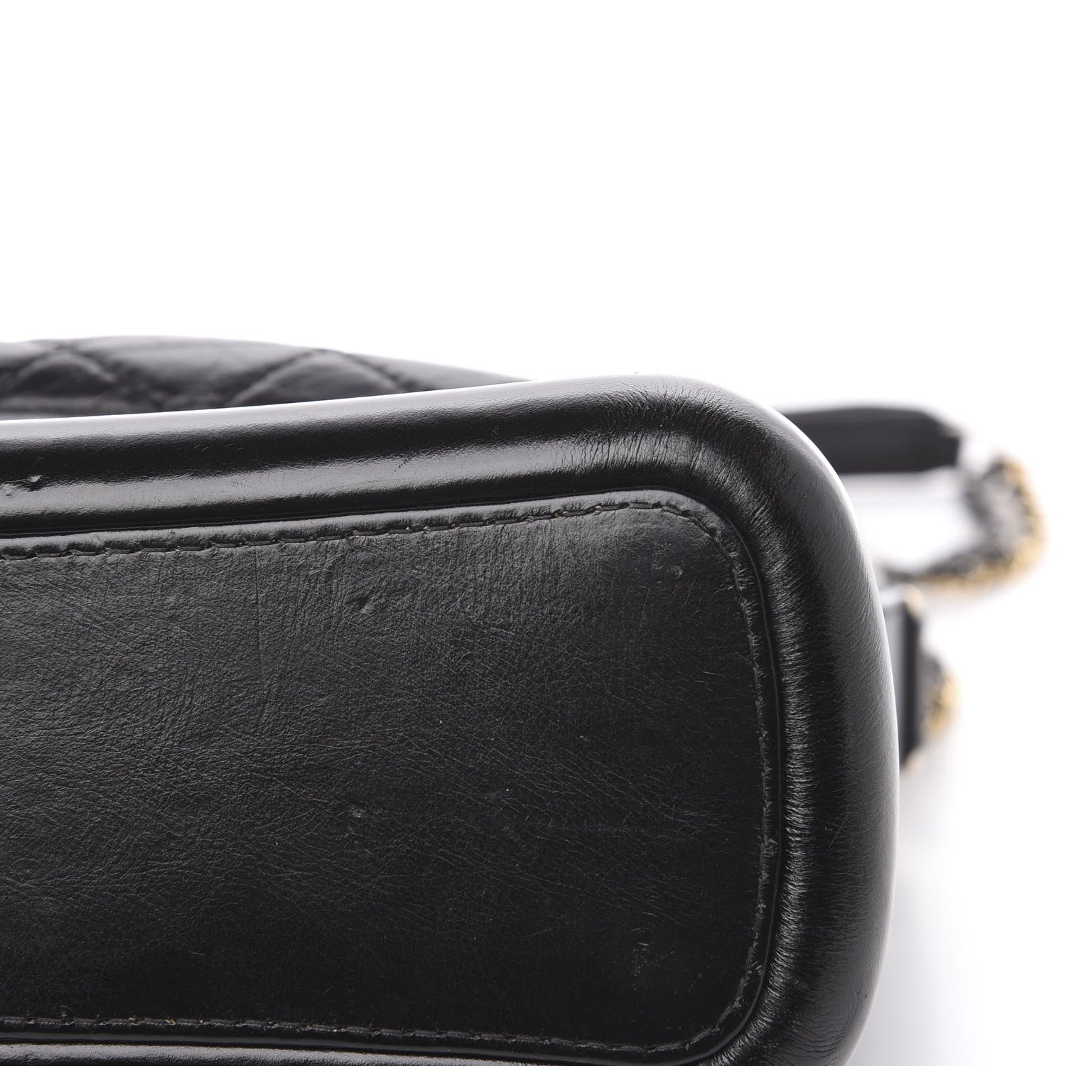 Chanel Aged Calfskin Quilted Medium Gabrielle Hobo Black 12 of 15