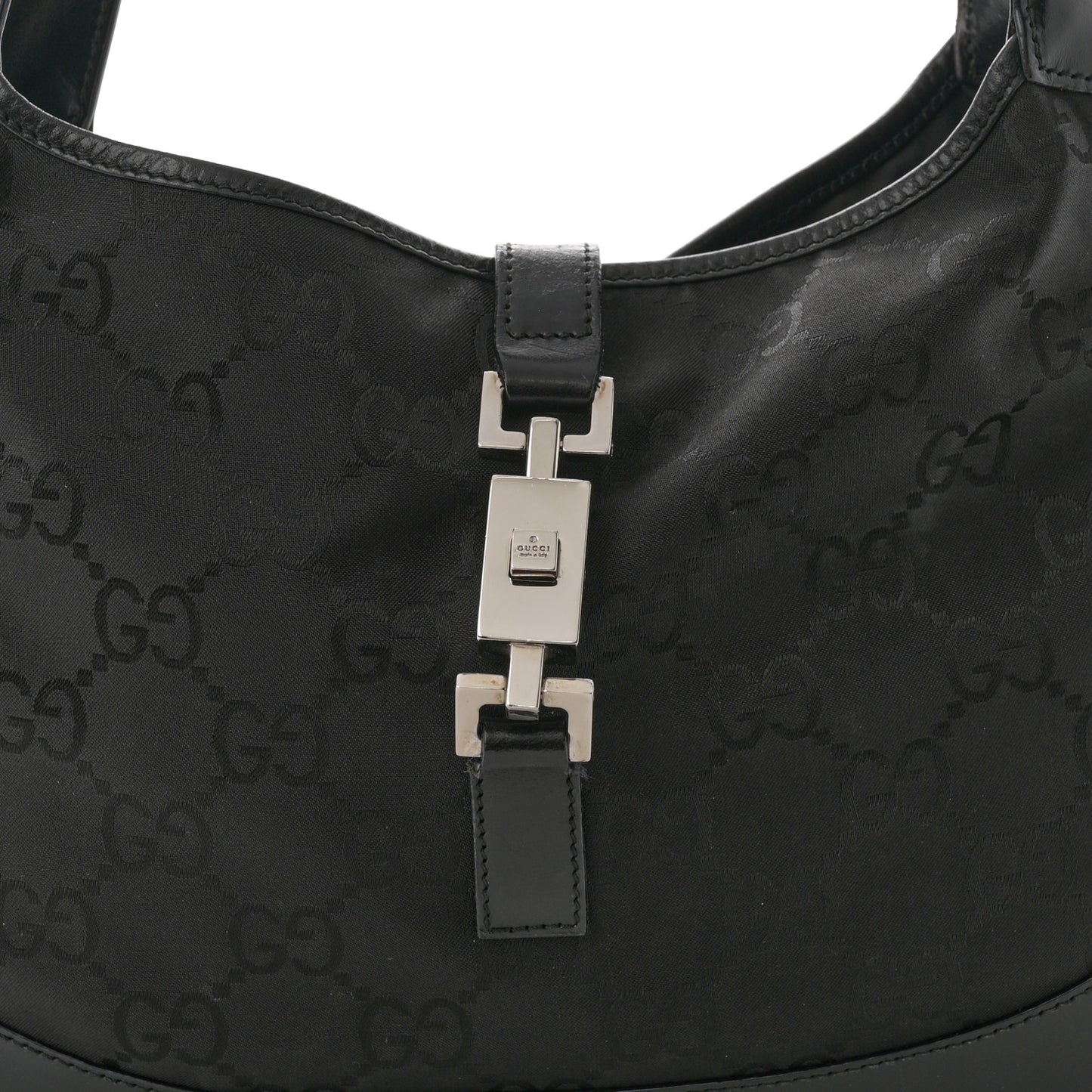Monogram Small Jackie O Hobo Black
