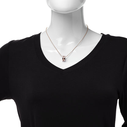 Bulgari 18K Rose Gold B.Zero1 Open Legends Pendant Necklace 2 of 9