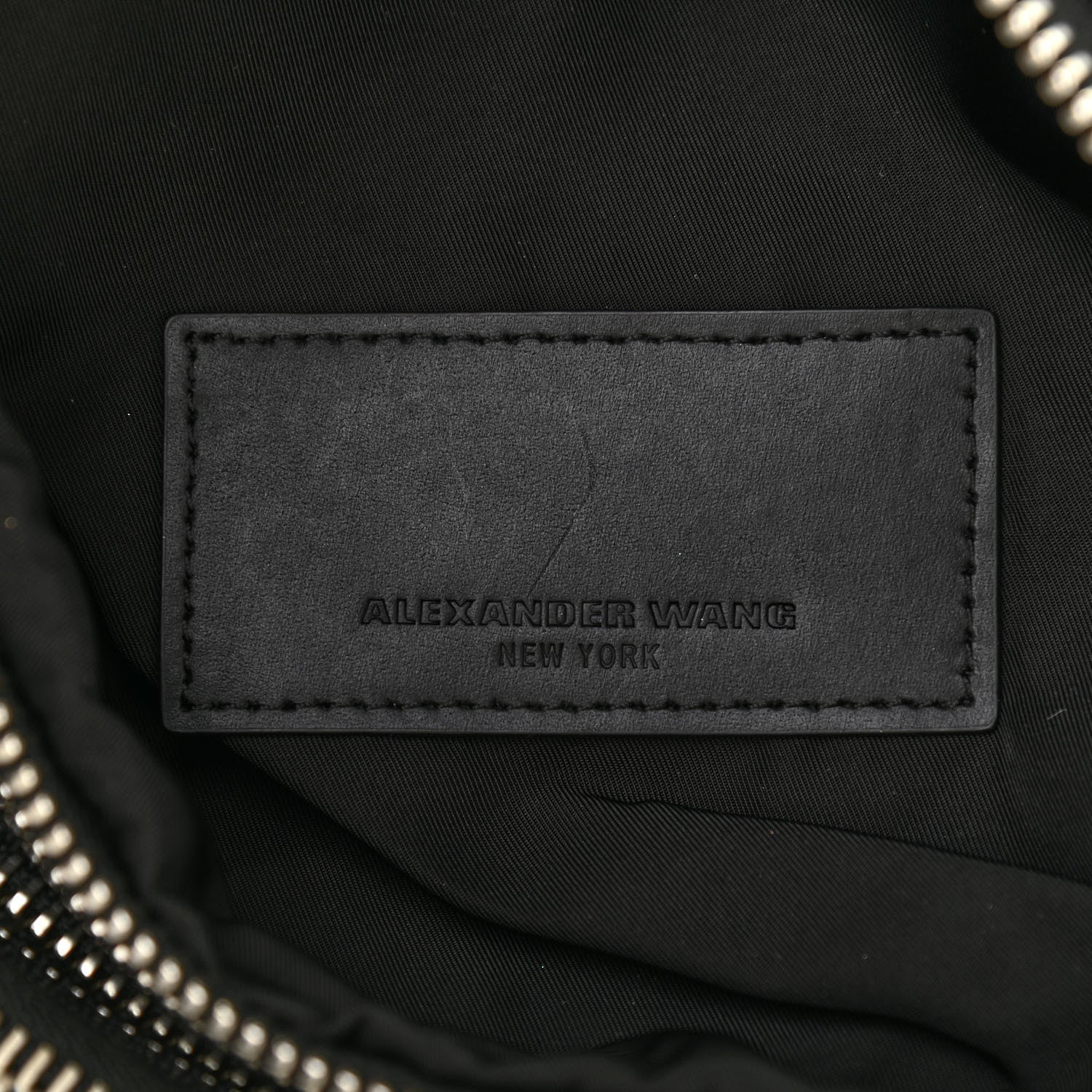Alexander Wang Metal Nylon Zipper Clutch Black 6 of 8