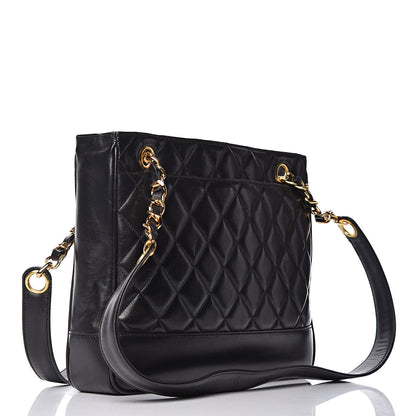 Chanel Lambskin Quilted Shoulder Bag Black 3 of 13