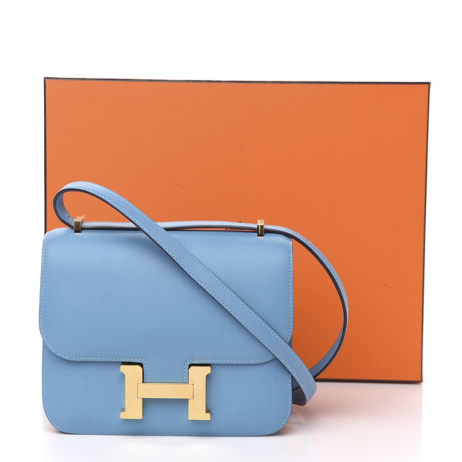 Hermes Swift Constance 18 Bleu Du Nord 11 of 11