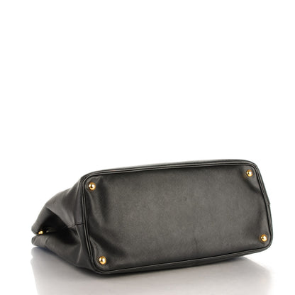 Prada Saffiano Lux Extra Large Galleria Double Zip Tote Black 4 of 9