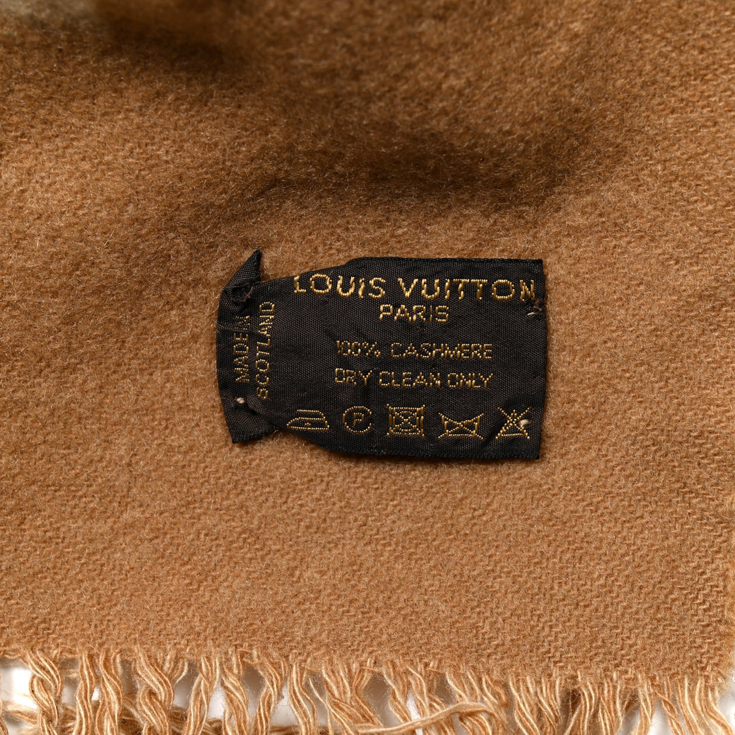 Cashmere Baroda Scarf Camel