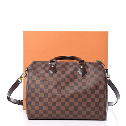 Louis Vuitton Damier Ebene Speedy Bandouliere 30 11 of 11