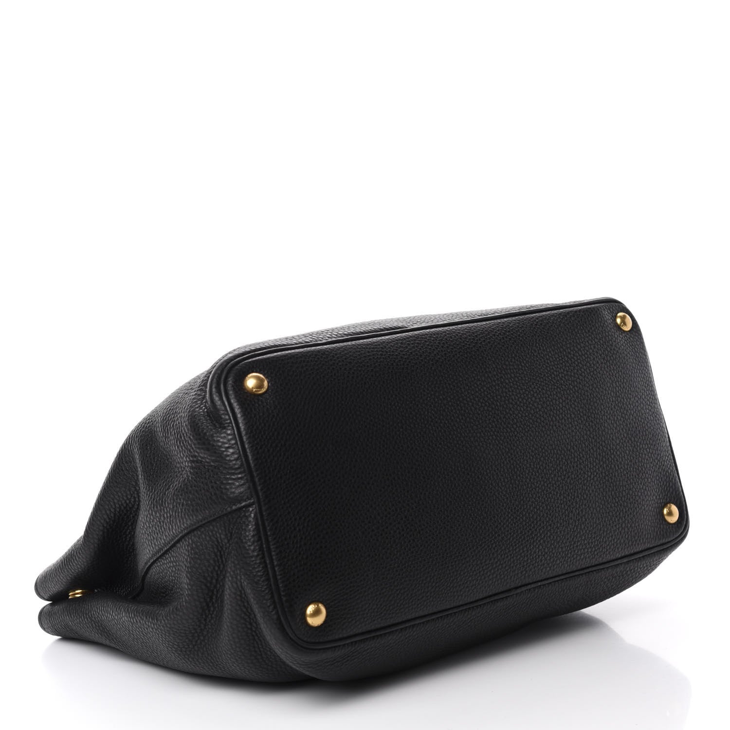 Prada Vitello Daino Shopping Tote Black 5 of 11
