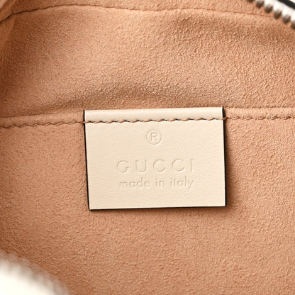 Gucci Calfskin Matelasse Small GG Marmont Chain Shoulder Bag White 6 of 10