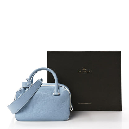 Delvaux Taurillon Soft Mini Cool Box Satchel Pacific 9 of 9