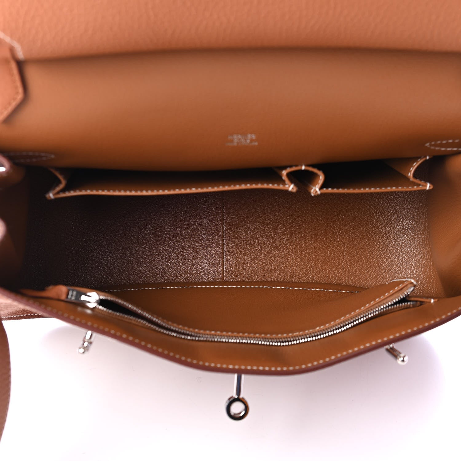 Hermes Taurillon Clemence Jypsiere 31 Gold 4 of 4