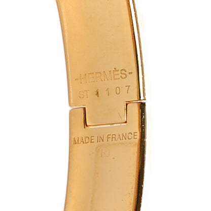 Hermes Enamel Narrow Clic Clac H Bracelet PM Black 4 of 4