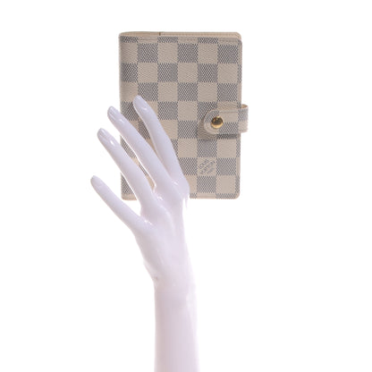 Louis Vuitton Damier Azur Small Ring Agenda Cover 2 of 8