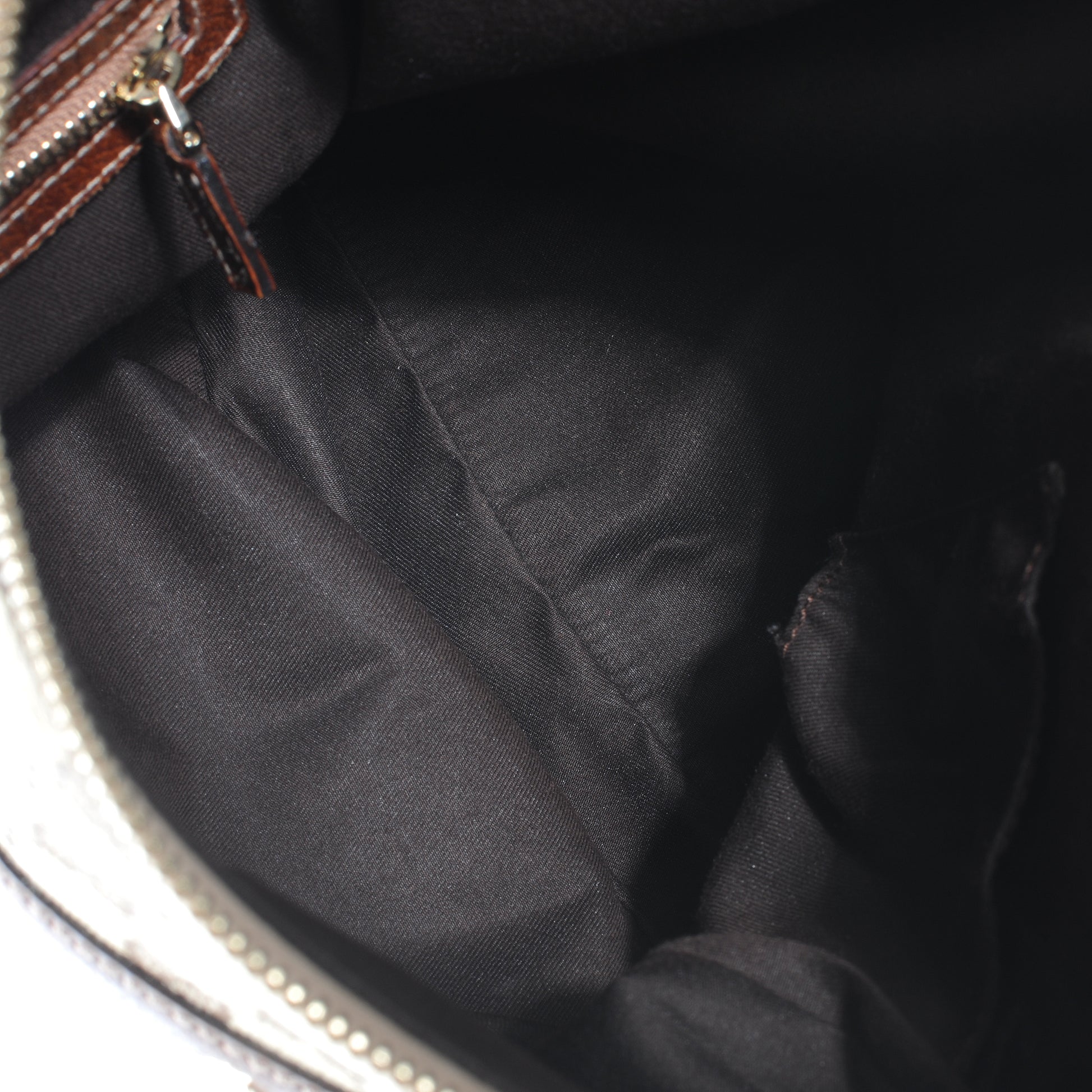 Gucci Monogram Anita Bamboo Top Handle Bag 8 of 8