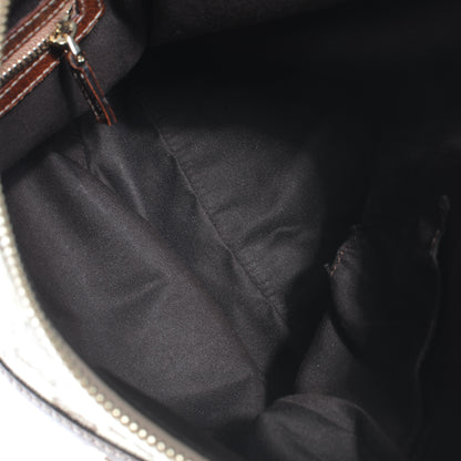 Gucci Monogram Anita Bamboo Top Handle Bag 8 of 8